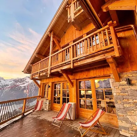 בקתה Le Yeti De 14 Prs - Domaine Alpe D'huez - Bain Nordique *